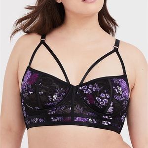 Torrid Floral Lace Bralette